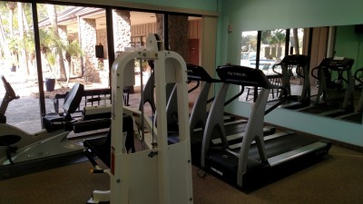 Fitness Room with treadmills and bikes